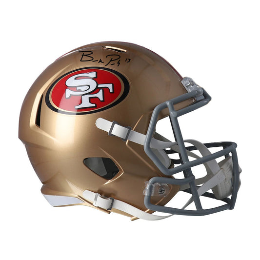 Brock Purdy Signed San Francisco 49ers Riddell Speed Mini Helmet (Fanatics)