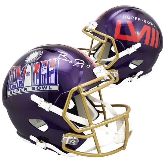 Pre-Order: Brock Purdy San Francisco 49ers Autographed Riddell Super Bowl LVIII Replica Helmet (Fanatics)