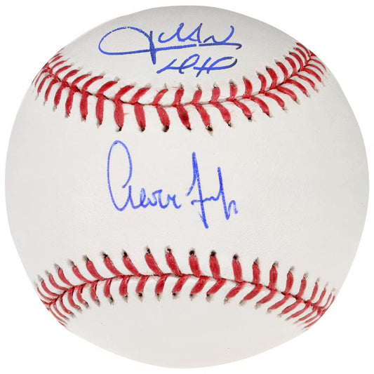 Pre-Order: Juan Soto and Aaron Judge New York Yankees Autographed Official MLB Baseball (Fanatics)