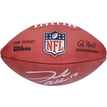 Josh Allen Signed Official NFL Wilson "Duke" Full Color Pro Football - Buffalo Bills (Fanatics)