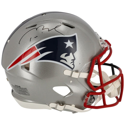 Tom Brady Signed Patriots/Buccaneers Riddell Half & Half Speed Authentic Helmet - New England (Fanatics)