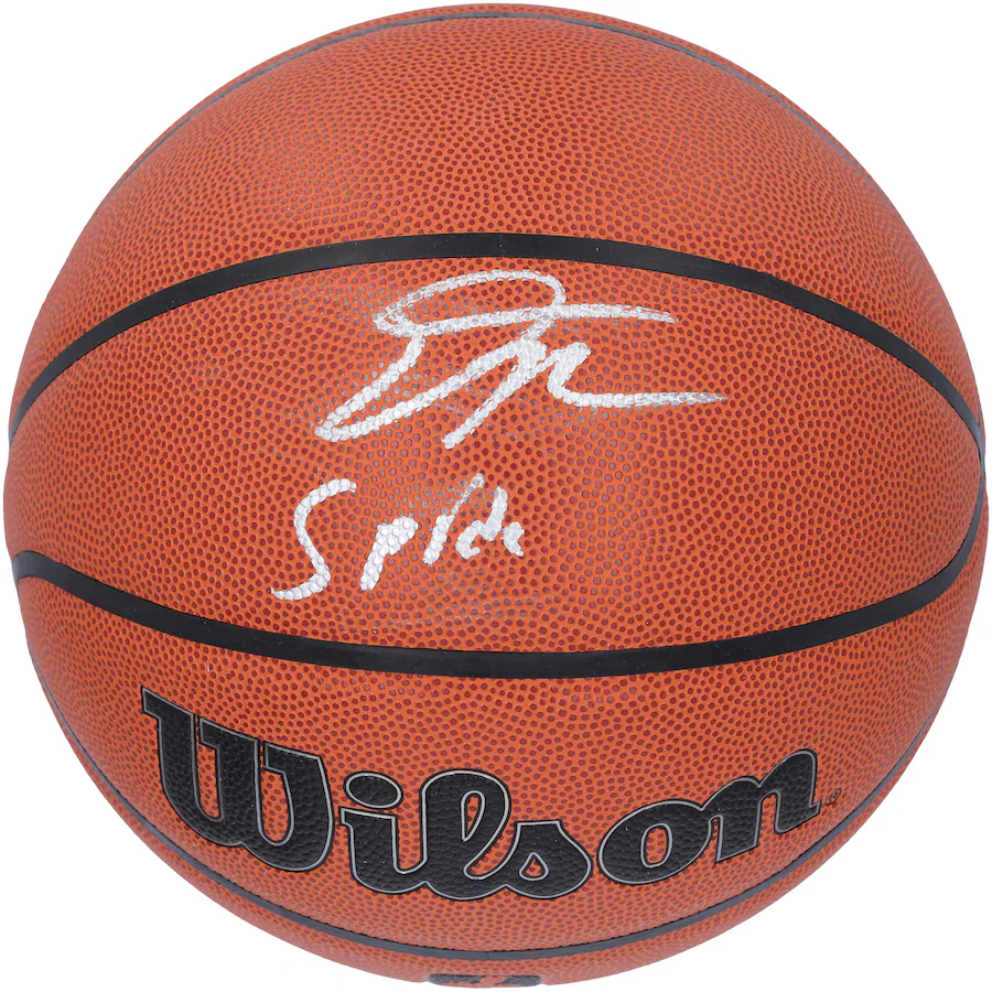 Donovan Mitchell  Signed Cleveland Cavaliers  Wilson Authentic Series Indoor/Outdoor Basketball with "Spida" Inscription (Fanatics)