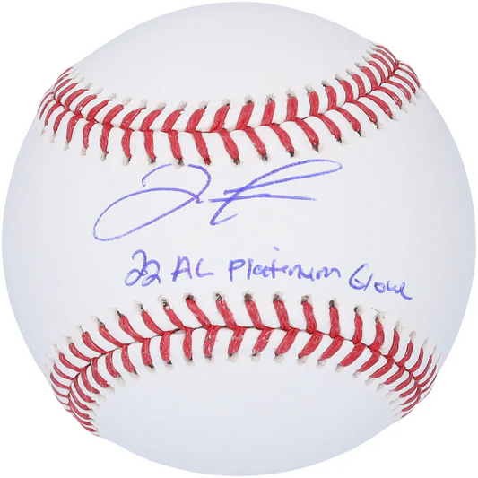 Jose Trevino Signed New York Yankees Baseball with "22 AL Platinum Glove" Inscription (Fanatics)