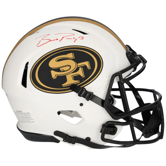Brock Purdy Signed San Francisco 49ers Riddell Lunar Eclipse Speed Authentic Helmet (Fanatics)