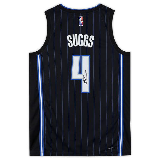 Jalen Suggs Signed Black Orlando Magic Nike 2021-2022 Diamond Swingman Jersey (Fanatics)