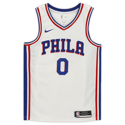 Tyrese Maxey Signed White Philadelphia 76ers  Nike 2020-2021 Association Edition Swingman Jersey (Fanatics)