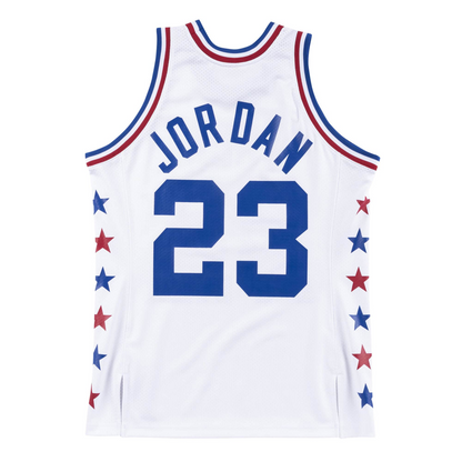Michael Jordan Signed 1985 NBA All-Star White Jersey M&N (Upper Deck)