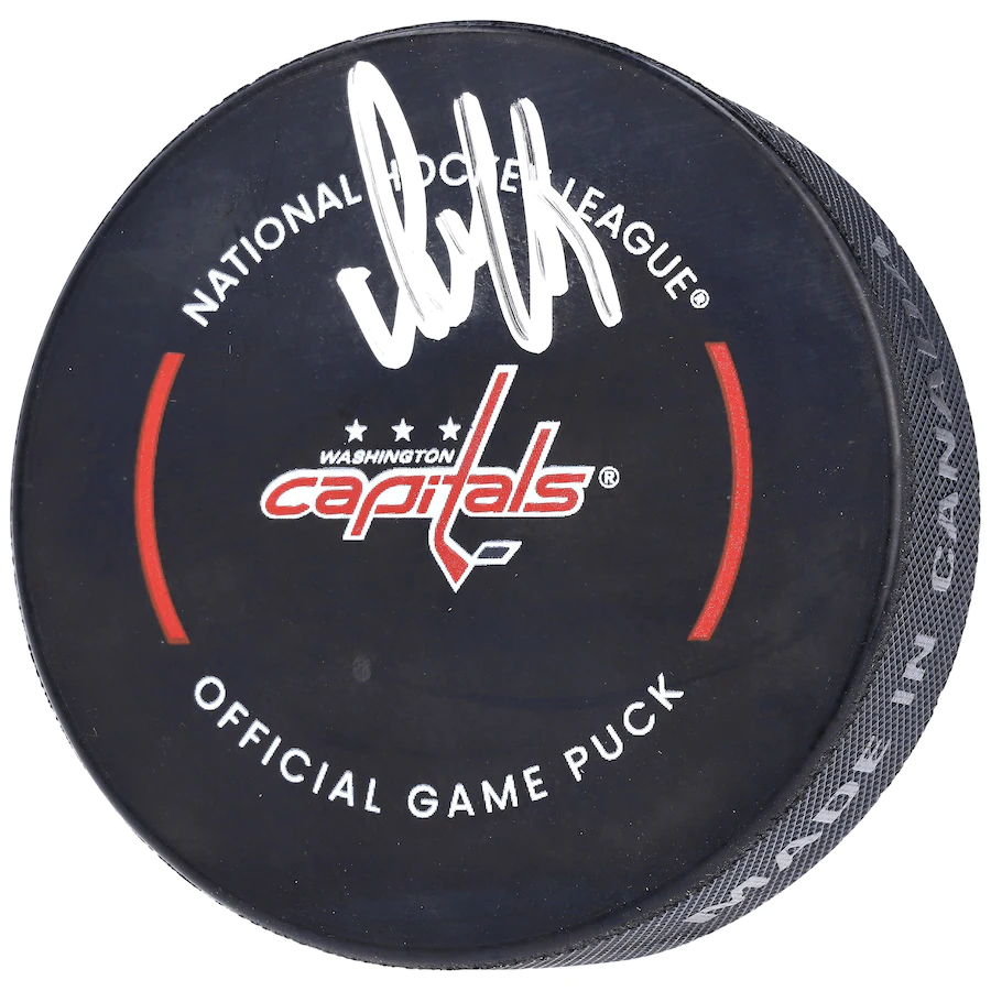 Alexander Ovechkin Signed Washington Capitals  Official Game Puck (Fanatics)