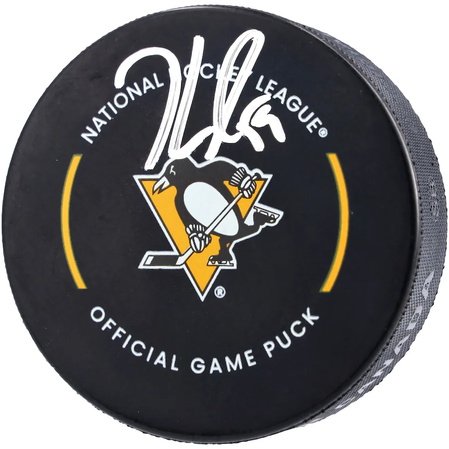 Jake Guentzel Signed Pittsburgh Penguins  Official NHL Game Puck (Fanatics)