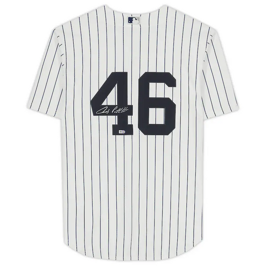 Andy Pettitte Signed New York Yankees  White Nike Replica Jersey (Fanatics)