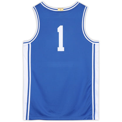 Zion Williamson Signed Duke Blue Devils Blue Nike Swingman Jersey(Fanatics)