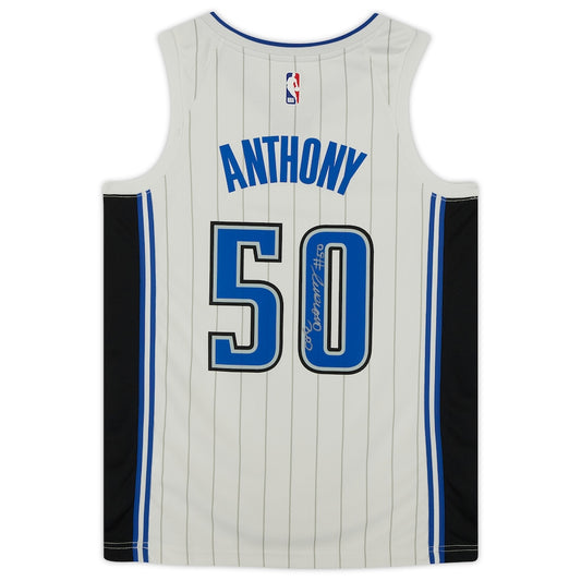 Cole Anthony Signed Orlando Magic  Nike White 2020/21 Association Swingman Jersey (Fanatics)