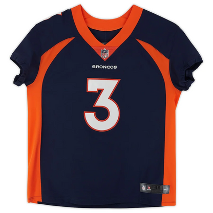 Russell Wilson Signed Denver Broncos Navy Nike Elite Jersey (Fanatics)