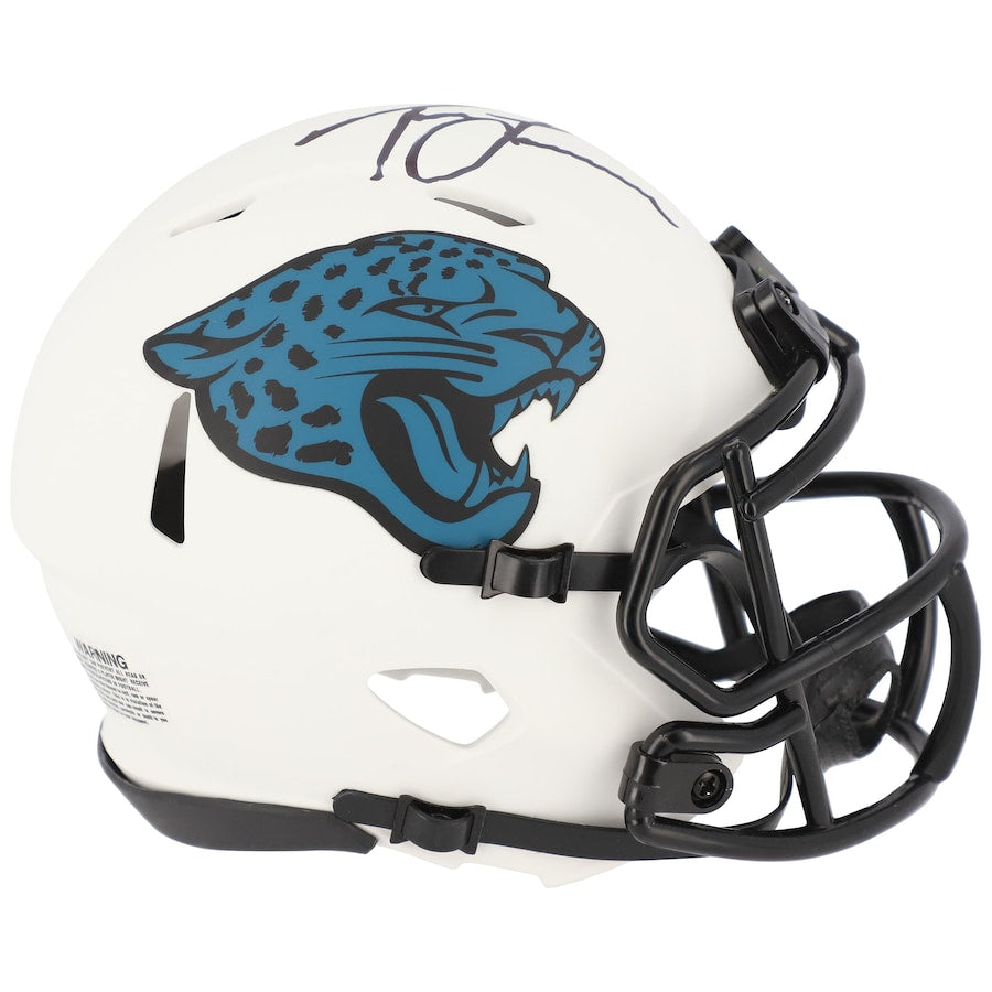 Trevor Lawrence Signed Jacksonville Jaguars Riddell Lunar Eclipse Alternate Speed Mini Helmet (Fanatics)