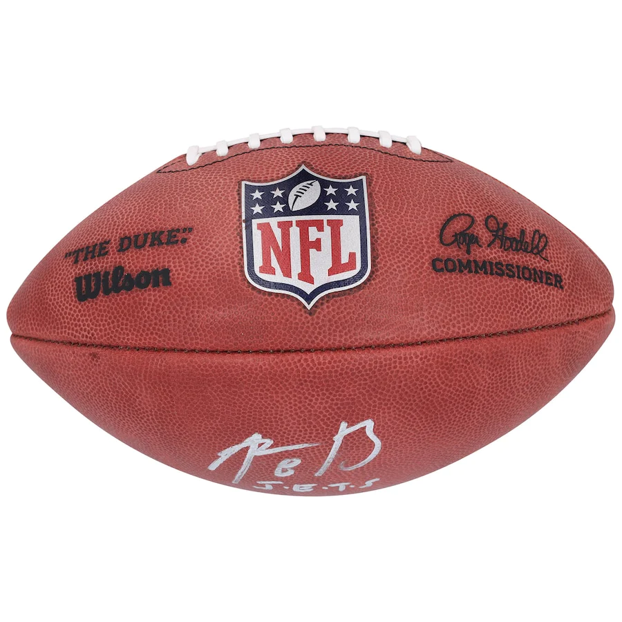 Aaron Rodgers Signed Official NFL Wilson "Duke" Football with "J-E-T-S" Inscription - New York Jets (Fanatics)