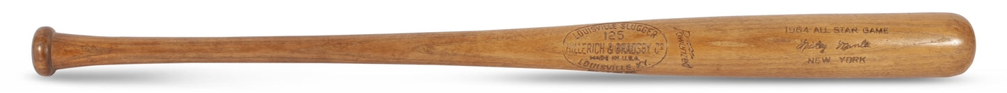 Mickey Mantle Game Used 1964 MLB All Star Game Bat (PSA/DNA GU9)