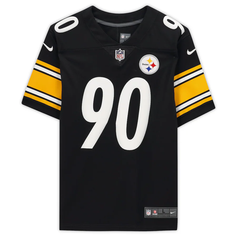 T.J. Watt Signed Pittsburgh Steelers Black Nike Limited Jersey (Fanatics)