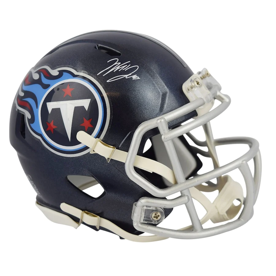 Will Levis Signed Tennessee Titans Riddell Speed Mini Helmet (Fanatics)