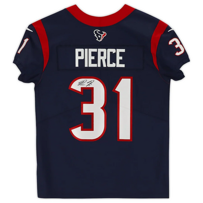 Dameon Pierce Signed Houston Texans Navy Nike Elite Jersey (Fanatics)