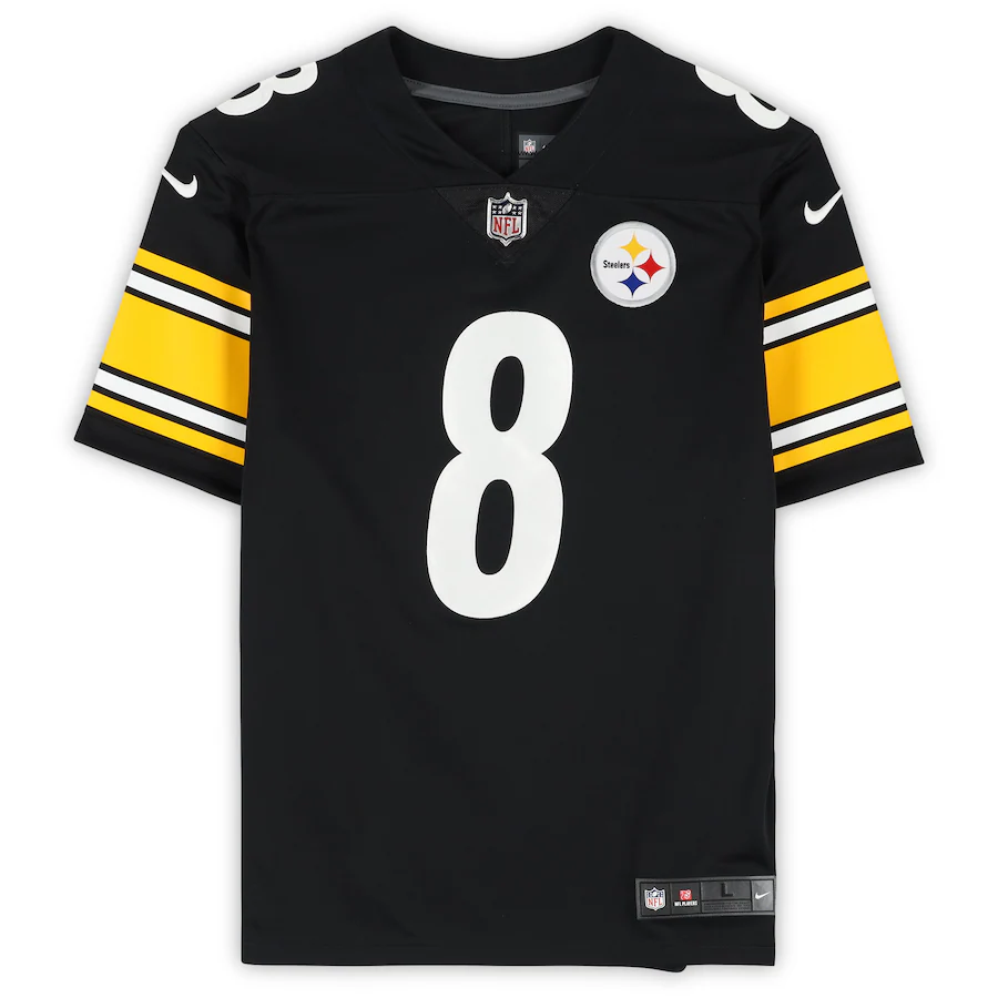 Kenny Pickett Signed Pittsburgh Steelers Black Nike Limited Jersey (Fanatics)