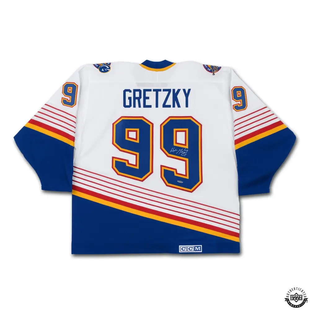 Wayne Gretzky Signed 1996 St. Louis Blues Jersey CCM (Upper Deck)