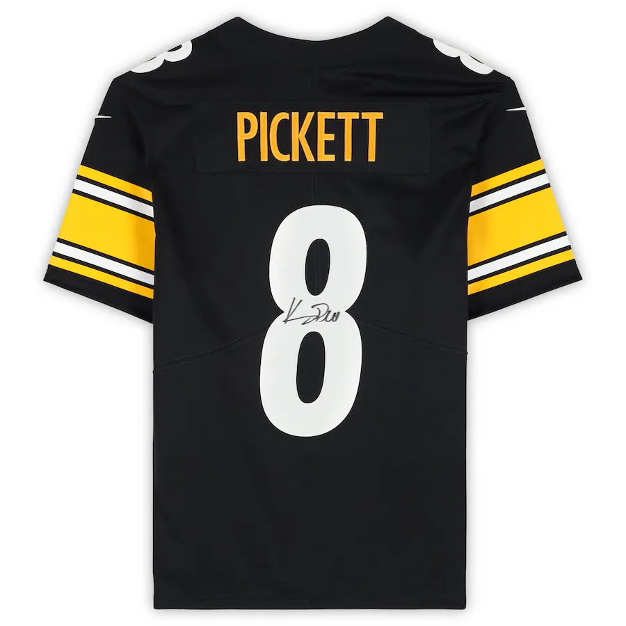 Kenny Pickett Signed Pittsburgh Steelers Black Nike Limited Jersey (Fanatics)