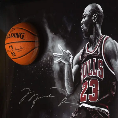 Michael Jordan Signed Breaking Through "No Look" 40 x 60 (Upper Deck)