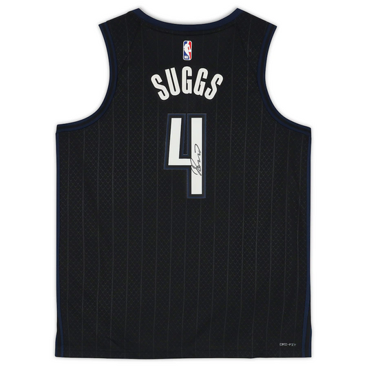 Jalen Suggs  Signed Orlando Magic  Nike Black Swingman 2022-2023 City Edition Jersey (Fanatics)