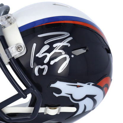 Peyton Manning Signed Broncos/Colts Riddell Half & Half Speed Mini Helmet - Denver (Fanatics)