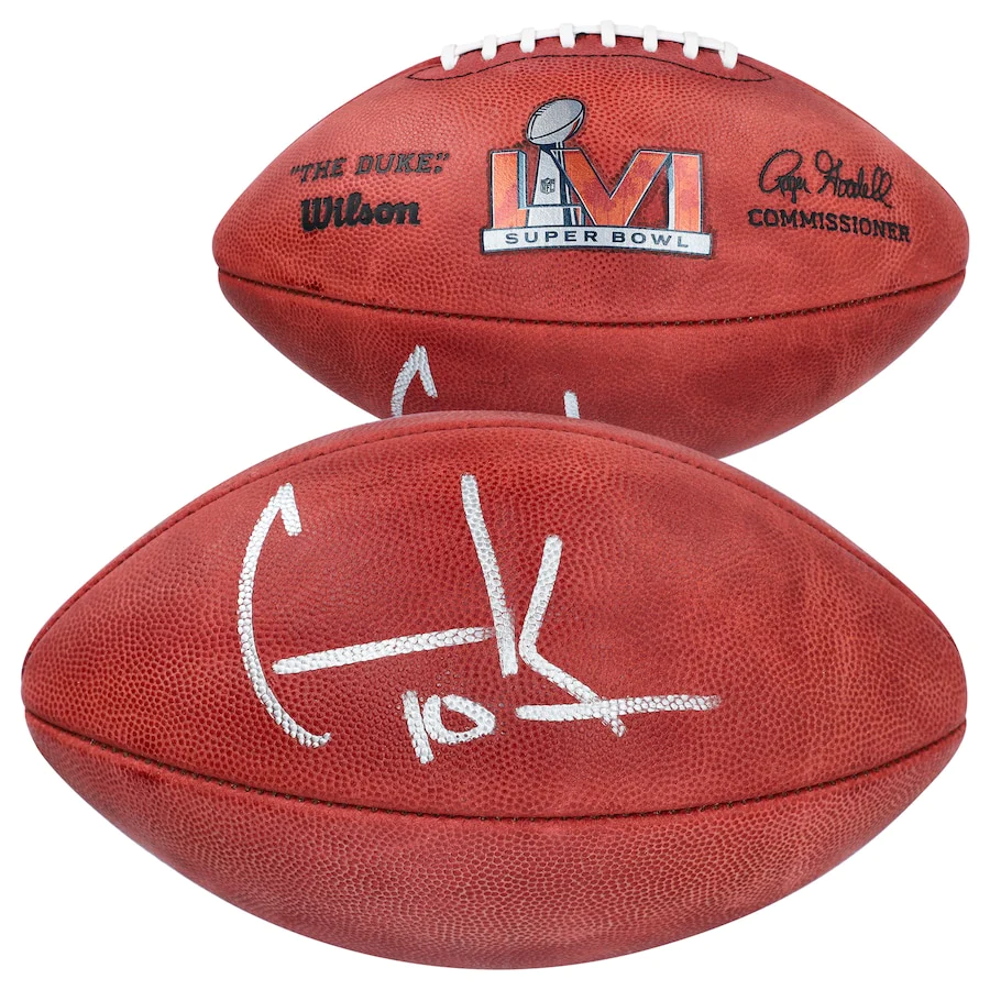 Cooper Kupp Signed Official NFL Wilson Super Bowl LVI Pro Football - Los Angeles Rams (Fanatics)