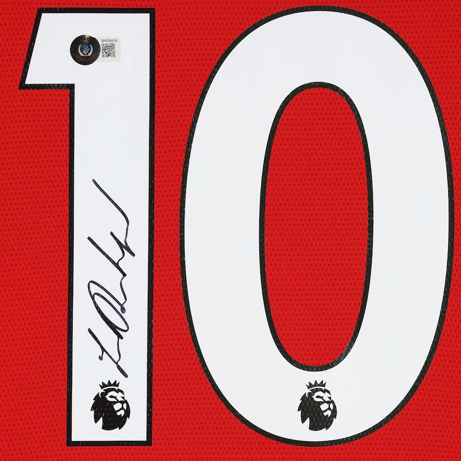 Marcus Rashford Signed Manchester United  Adidas 2021-22 Red Jersey (Fanatics)