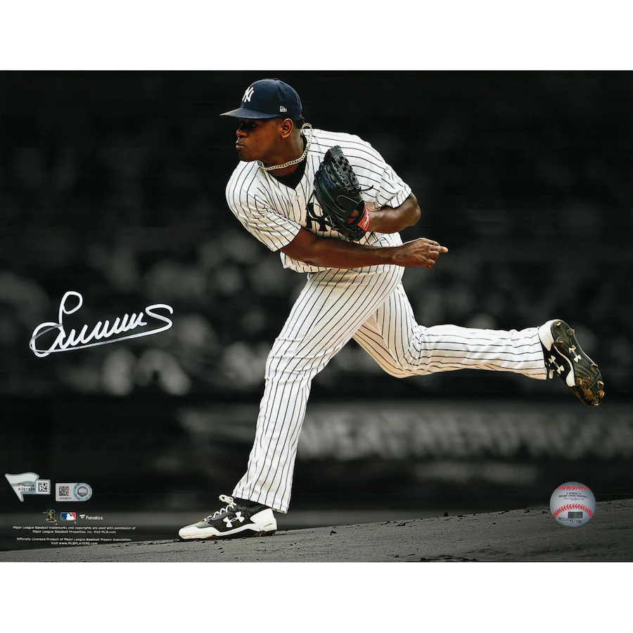 Luis Severino Signed New York Yankees  11" x 14" Spotlight Photograph (Fanatics)
