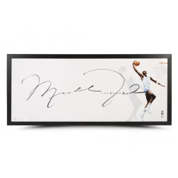 Michael Jordan Signed "The Show" UNC Photo (Upper Deck)