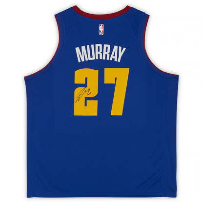 Jamal Murray  Signed Denver Nuggets  Jordan Branded 2021 Blue Statement Swingman Jersey (Fanatics)