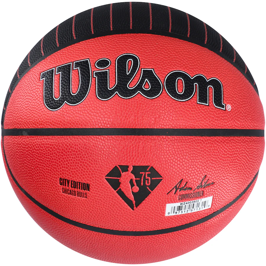 Lonzo Ball Signed Chicago Bulls  Wilson City Edition Collectors Basketball (Fanatics)