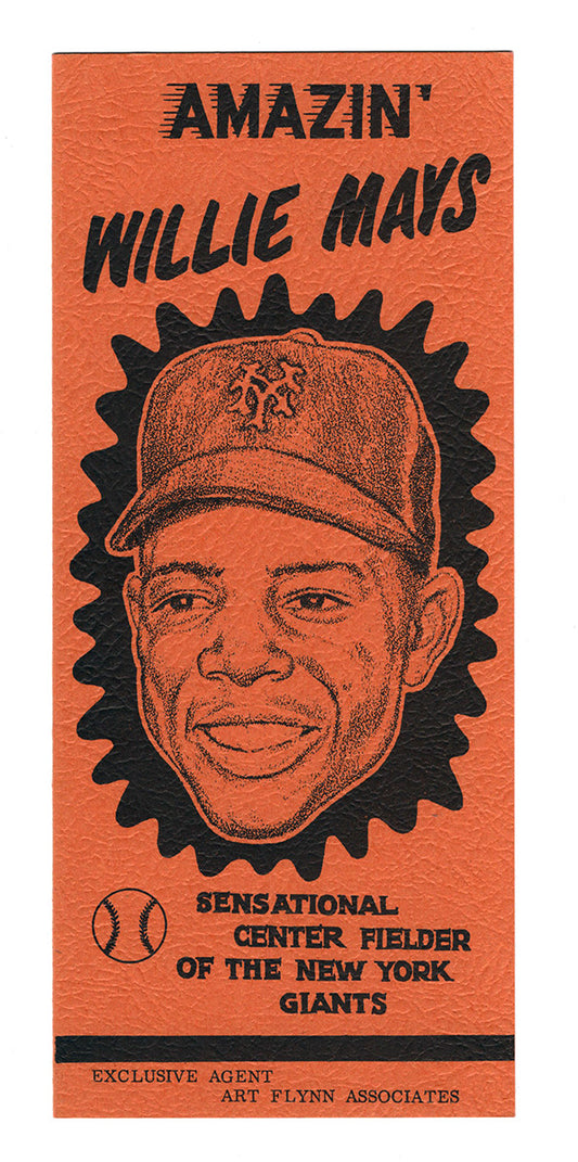 1950's Willie Mays Advertising Tri-Fold Brochure
