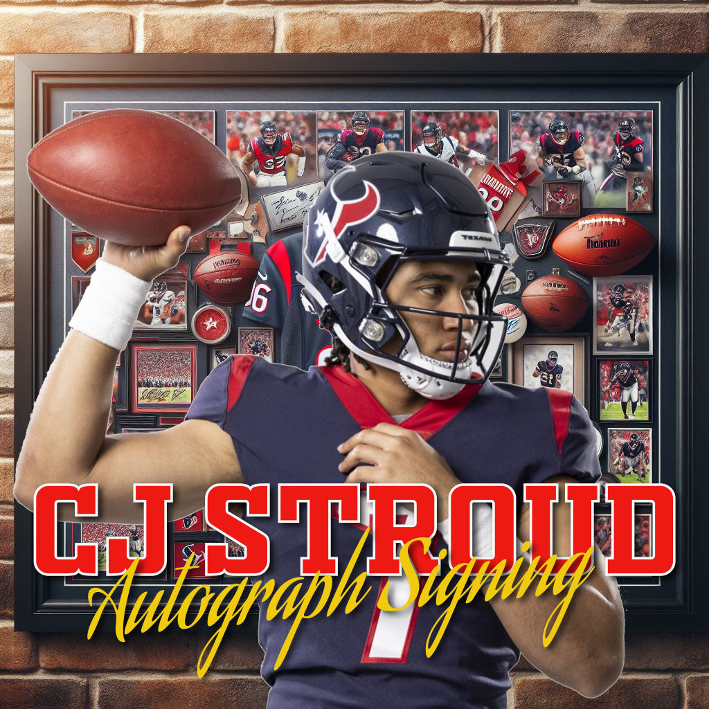 Pre-Order: C.J. Stroud Signed Official NFL Wilson "Duke" Football - Houston Texans (Fanatics)