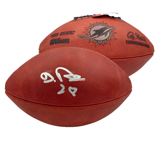 De'Von Achane Signed Miami Dolphins Official NFL "Duke" Pro Football (Beckett)