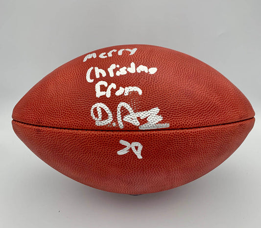 "Merry Christmas From De'Von Achane" Signed Official NFL "Duke" Pro Football - Miami Dolphins (Beckett)