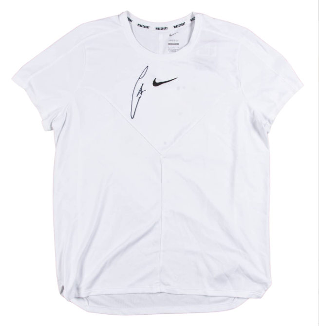 Carlos Alcaraz Signed Nike Wimbledon Tennis Shirt (Beckett)