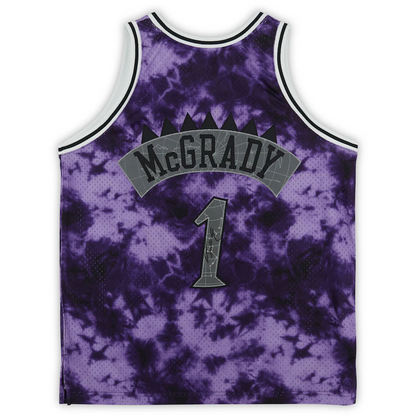 Tracy McGrady Signed Toronto Raptors Purple Galaxy Mitchell & Ness 1998-1999 Swingman Jersey (Fanatics)