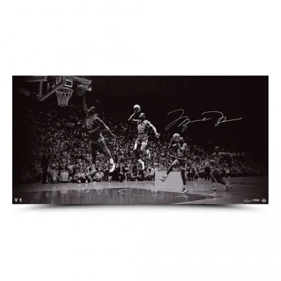 Michael Jordan Signed "We Have Liftoff" 36x18 (Upper Deck)