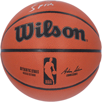 Donovan Mitchell  Signed Cleveland Cavaliers  Wilson Authentic Series Indoor/Outdoor Basketball with "Spida" Inscription (Fanatics)