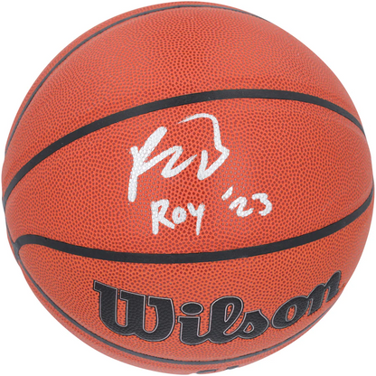 Paolo Banchero Signed Orlando Magic  Wilson Replica Basketball with "ROY 23" Inscription (Fanatics)