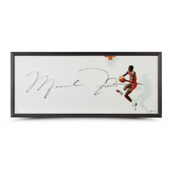 Michael Jordan Signed The Show II 46x20 Framed (Upper Deck)