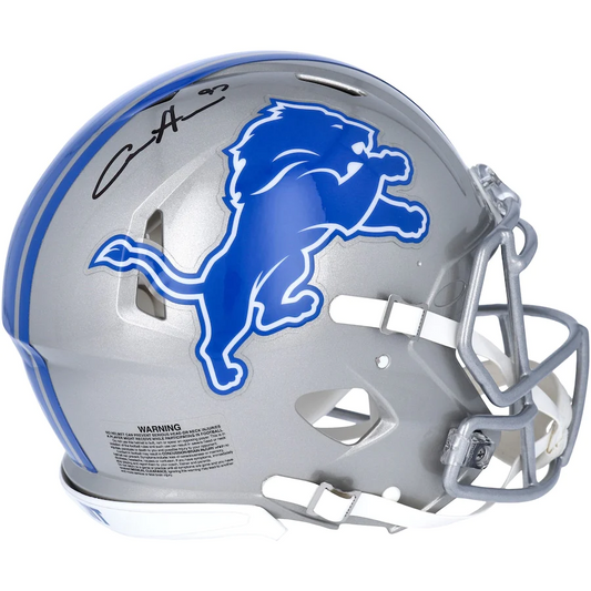 Aidan Hutchinson Signed Detroit Lions Riddell Speed Authentic Helmet (Fanatics)