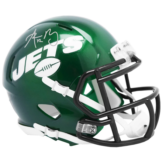 Aaron Rodgers Signed New York Jets Riddell Speed Mini Helmet (Fanatics)