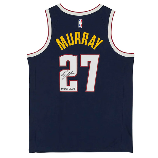 Jamal Murray Signed Denver Nuggets 2023 Western Conference Champions  Nike Icon Swingman Jersey with "23 WCF Champ" Inscription (Fanatics)