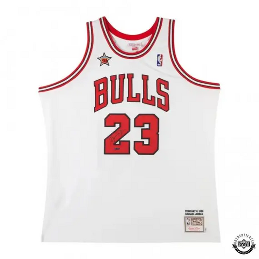 Michael Jordan Signed 1998 NBA All-Star Chicago Bulls Jersey M&N (Upper Deck)