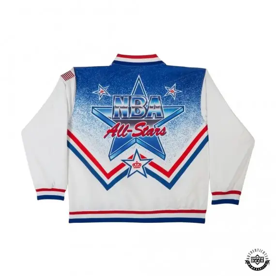 Michael Jordan Signed  Mitchell & Ness 1991 NBA All-Star Game Warmup Jacket (Upper Deck)